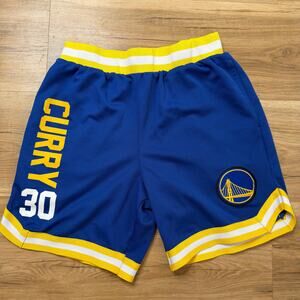 Golden State Warriors Stephen Curry #30 Athletic Basketball Shorts  Blue Men’s M